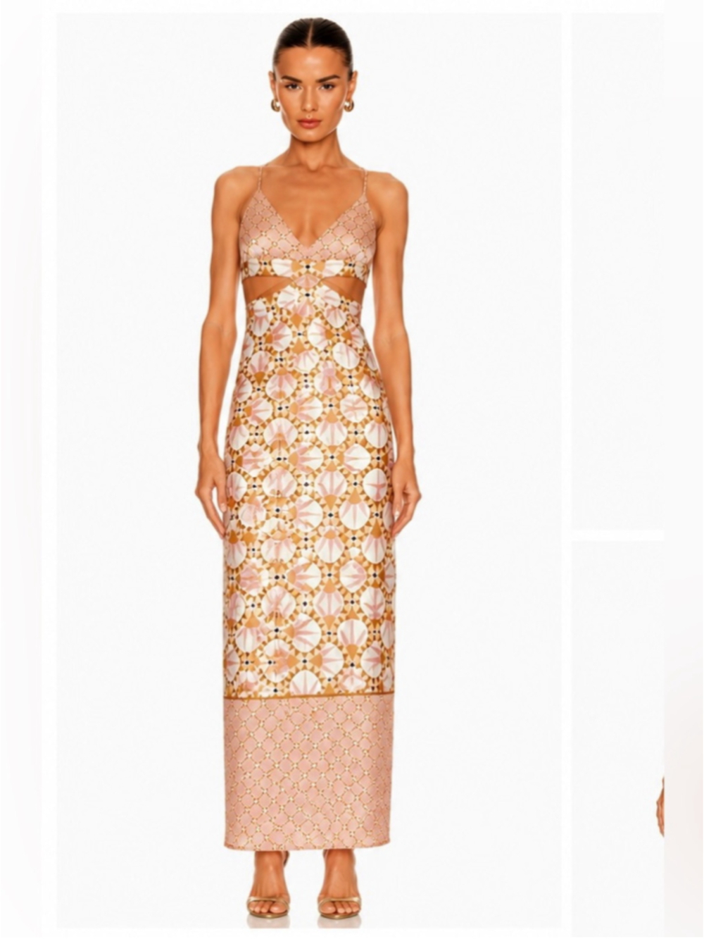 House of Harlow 1960 x REVOLVE Geo Cutout Silky Midi Dress XS
